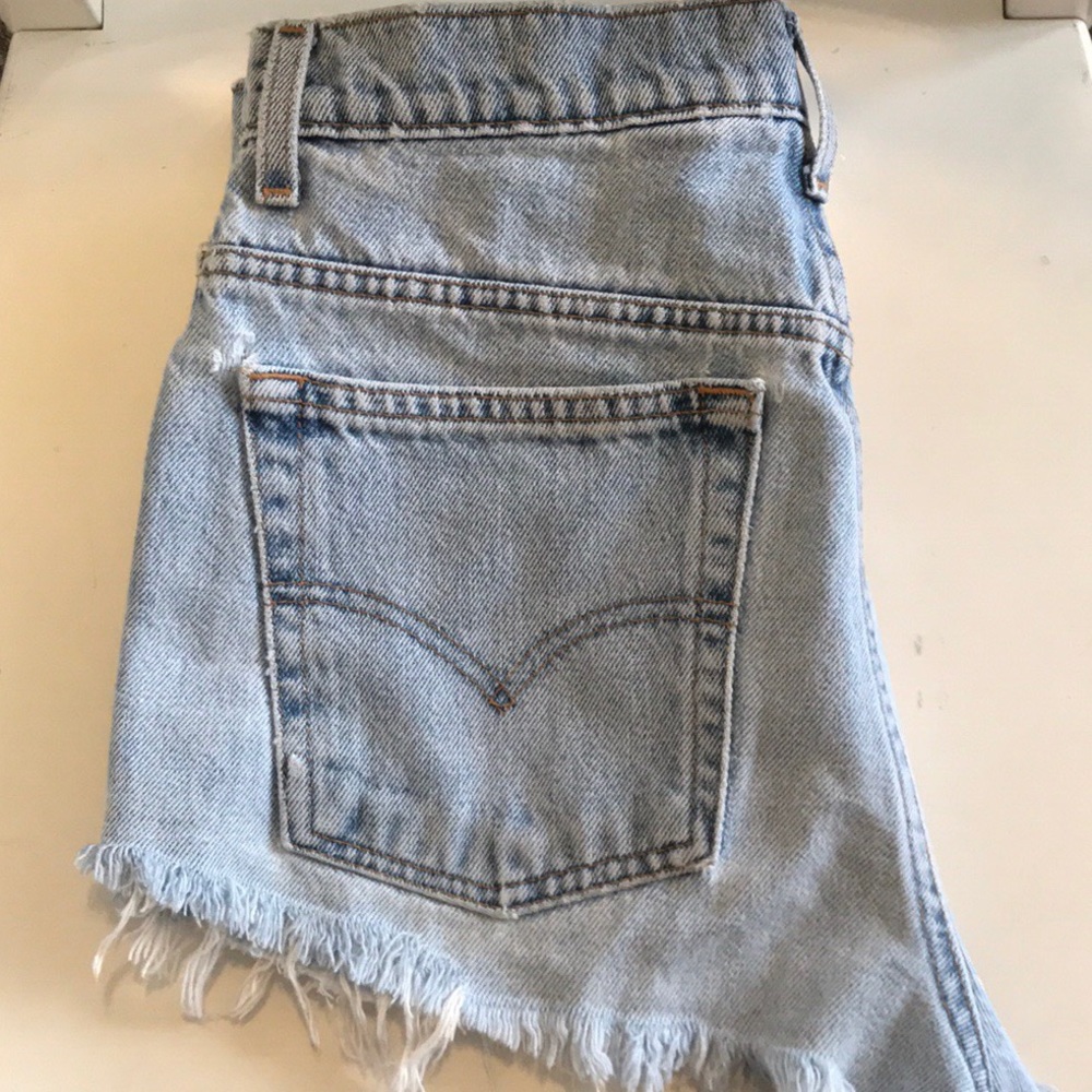 Levi’s High Waisted Denim Shorts